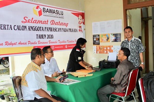 Lamaran Panwascam Dibuka,149 Orang mendaftar di hari Pertama.