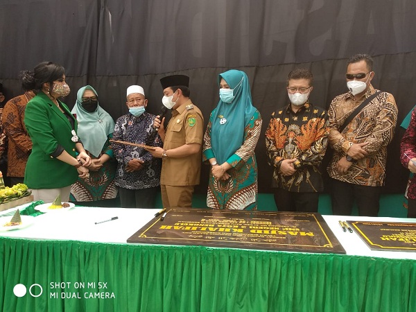 Masjid Khalifah SMP N 2 Kota Bengkulu Diresmikan Oleh Donatur Didampingi Wawali