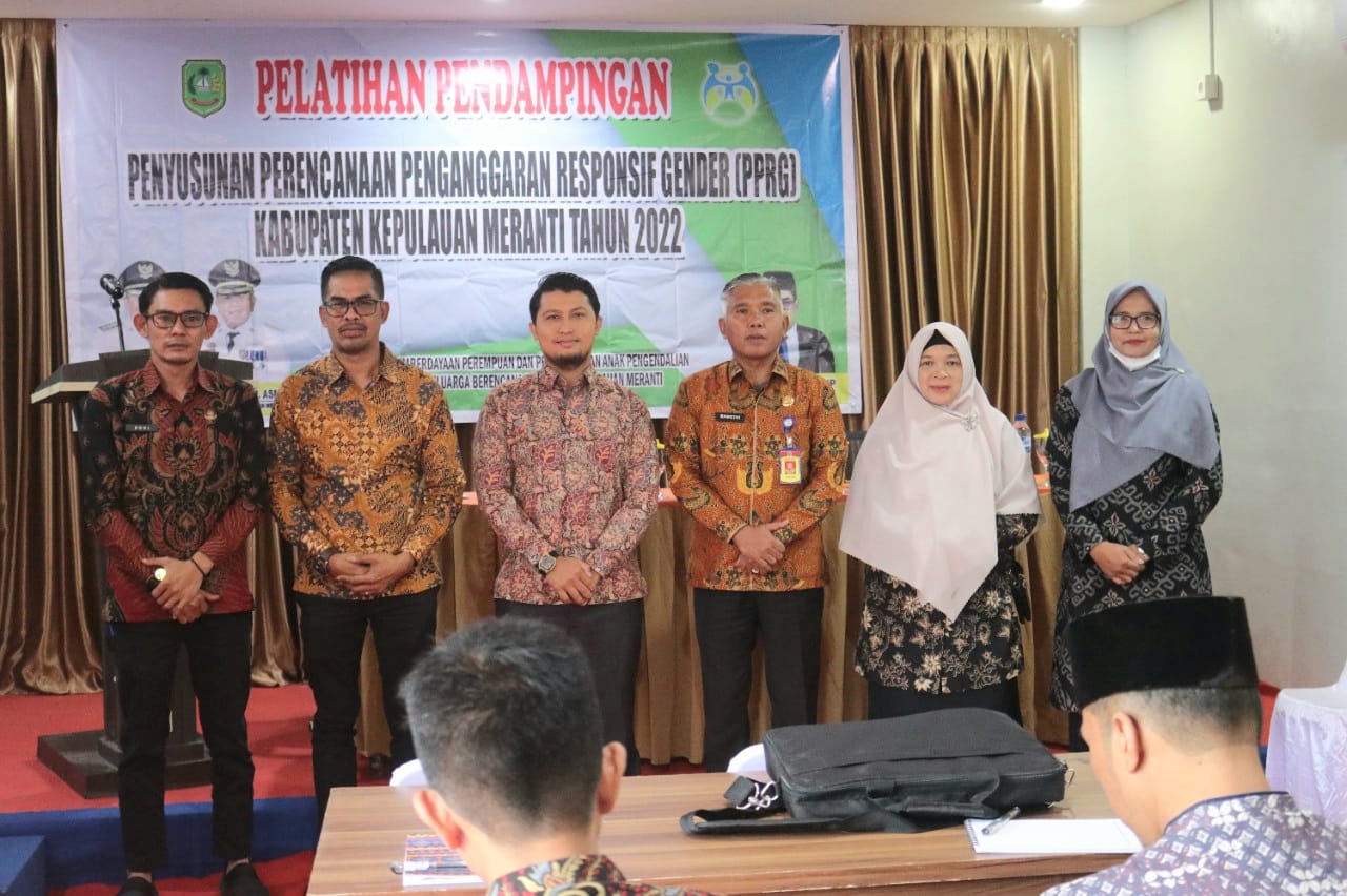 Dinsos P3AP2KB Meranti Gelar Pelatihan Perencanaan Penganggaran Responsif Gender