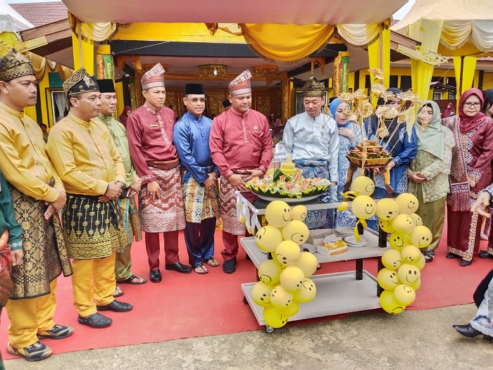 Hadiri HUT Kecamatan Simpang Kanan Ini Pesan Bupati Rohil Afrizal Sintong 