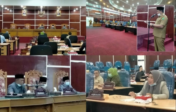 Sebanyak 16 Propemperda Disampaikan Dalam Paripurna DPRD Kota Bengkulu