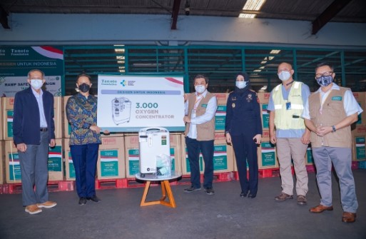 Tanoto Foundation Donasikan 3.000 Unit Oxygen Concentrator ke Kementerian Kesehatan