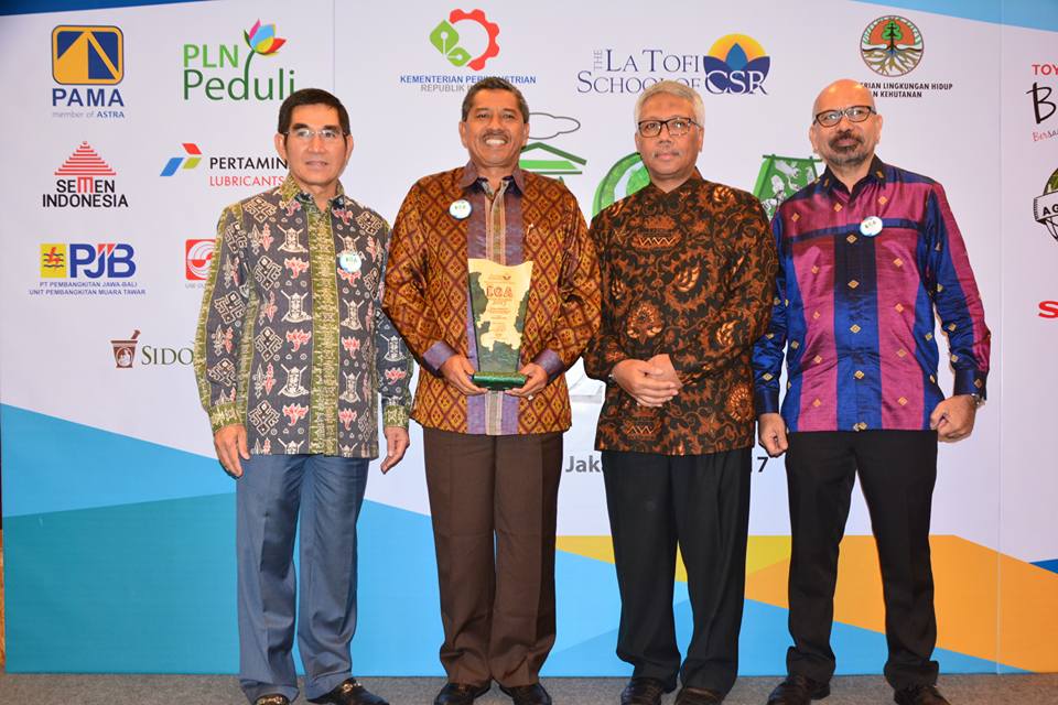 Wakil Bupati Siak, Terima Anugerah Green City Award