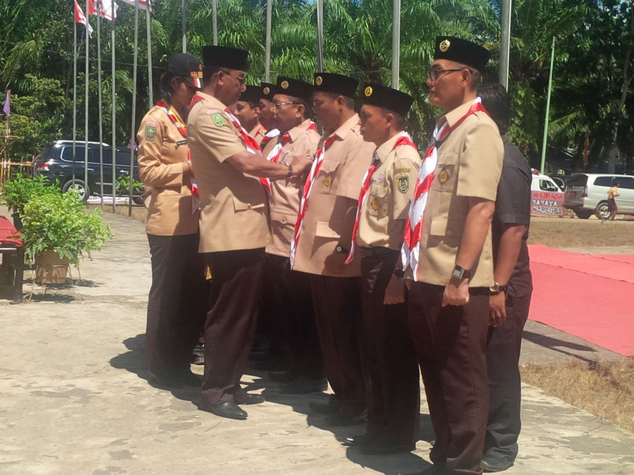 Tujuh Pembina Pramuka Rohil Terima Penghargaan Pancawarsa