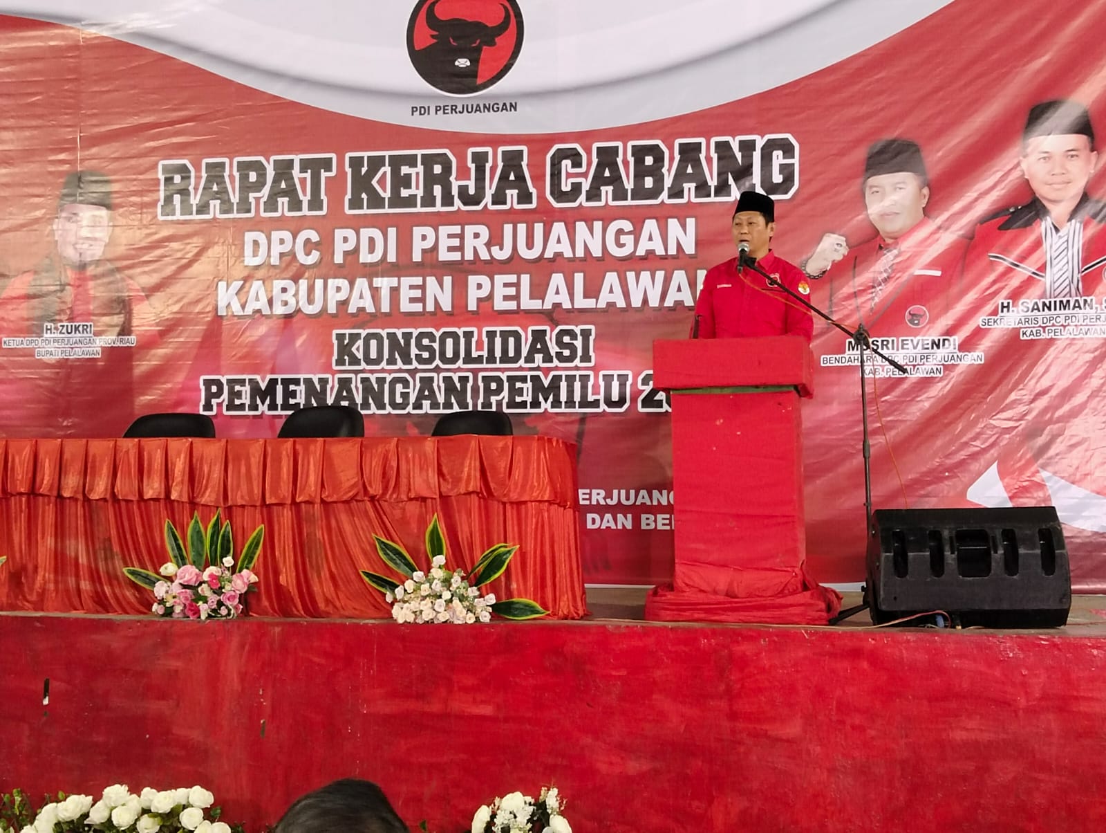 PDIP Pelalawan Gelar Rakercab dan Konsolidasi Pemenangan Pemilu 2024
