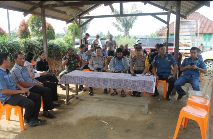 Kapolres Bersama KPU Monitoring Pemungutan Suara Ulang di Dairi