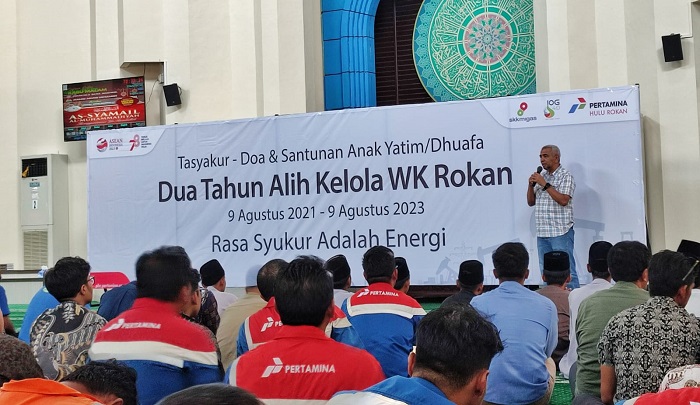 Dua Tahun Alih Kelola Blok Rokan, PHR Gelar Doa Bersama dan Santuni 1000 Anak Yatim