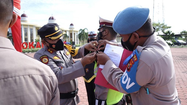 Kapolres Rohil Pimpin Apel Kesiapan Pasukan Operasi Zebra
