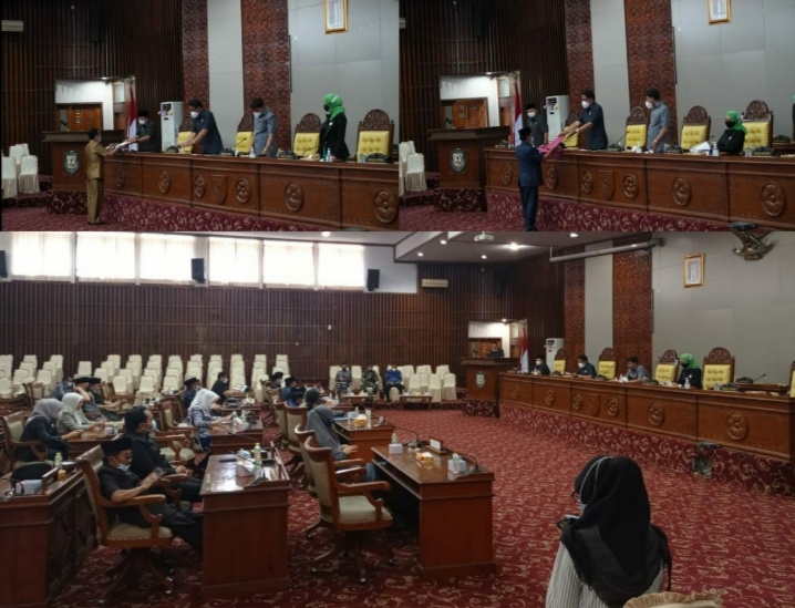 8 Fraksi DPRD Provinsi Bengkulu Setujui Pembahasan Raperda Adaptasi Kebiasaan Baru