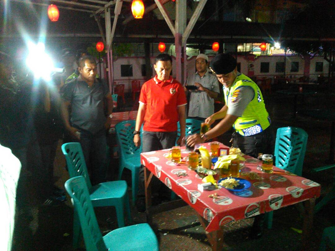 Polresta Pekanbaru Laksanakan Patroli Gabungan. 