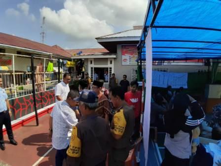 Bupati Tinjau Pelaksanaan Pemilu di Cabrutan Bagansiapiapi