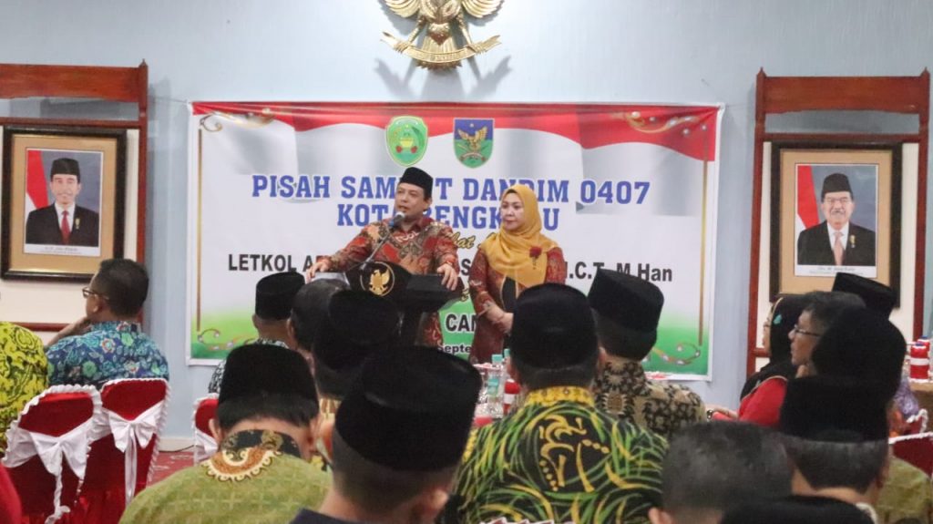 Pisah Sambut Dandim 0407, Wawali Apresiasi Pengabdian Letkol Arm Yose Rizal