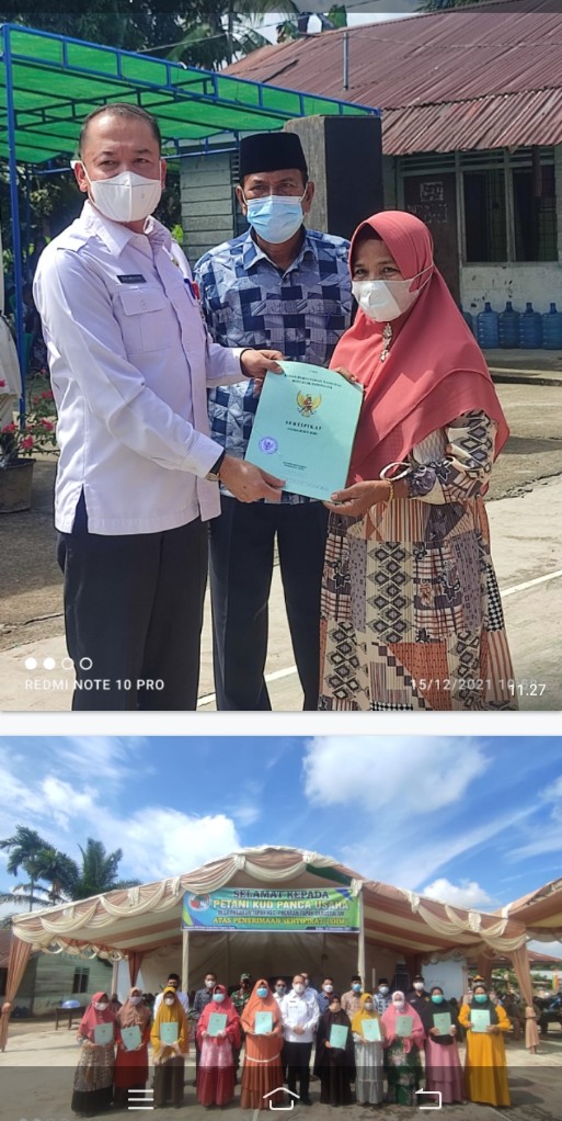 Dapat Sertifikat KKPA, KUD Perkuat Kemitraan Dengan PT EDI  
