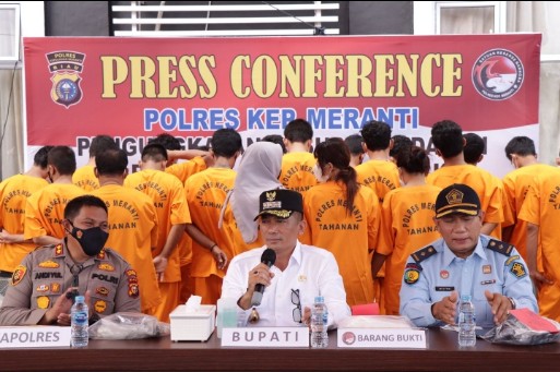 Polres Meranti Berhasil Ungkap Peredaran 1,5 Kg Sabu, Kurir Diupah Rp 70 JT Perkilogram