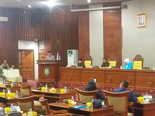 DPRD Provinsi Bengkulu Gelar Paripurna Penetapan Jadwal Kegiatan Masa Sidang ke-III Tahun 2022