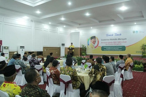 Usai GTT dan PTT, Kini Gubernur Rohidin Perjuangankan Kesejahteraan Kepsek Beserta Perangkatnya