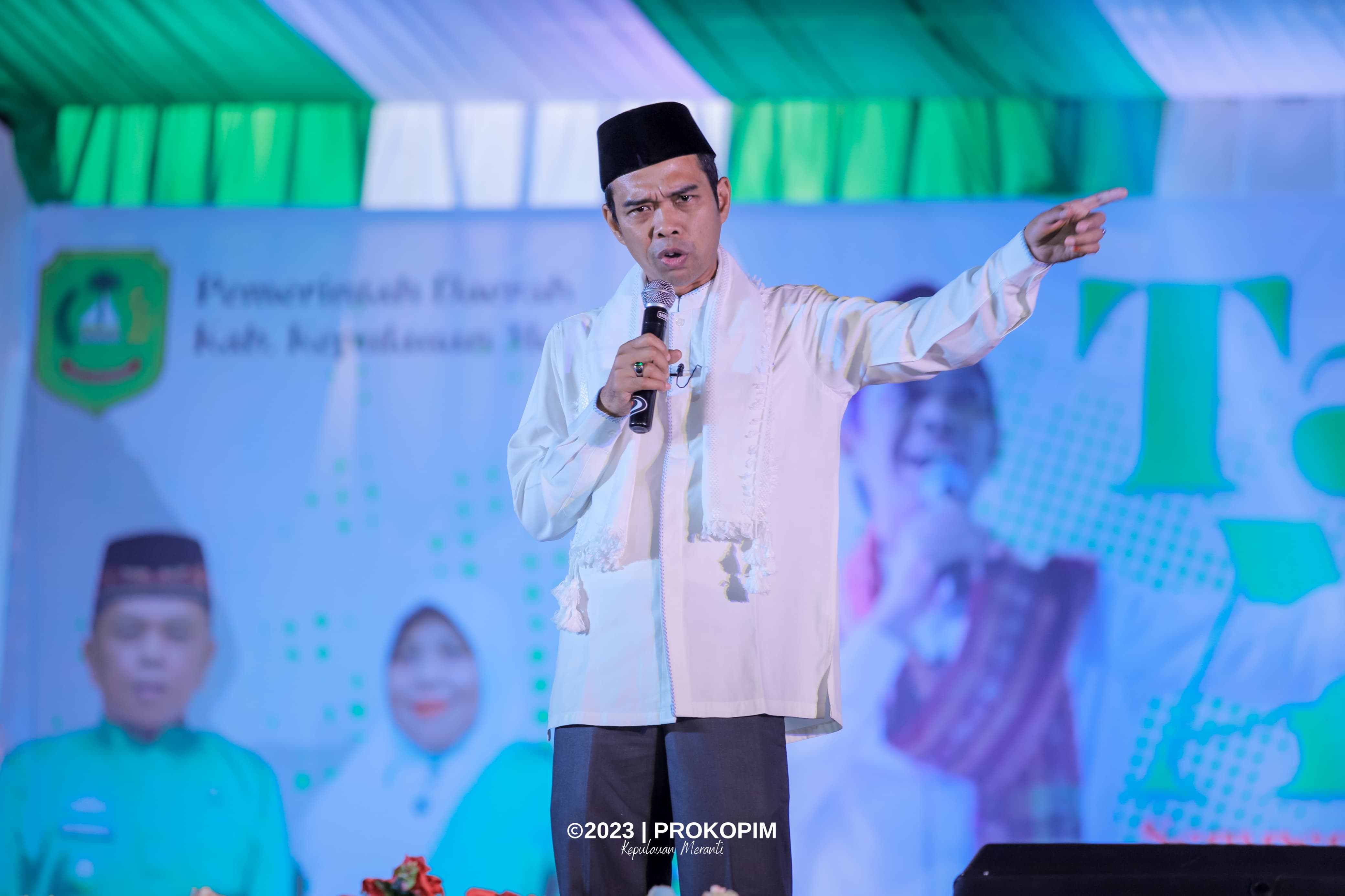 Hadirkan UAS, Tabligh Akbar HUT Meranti Dihadiri Ribuan Masyarakat