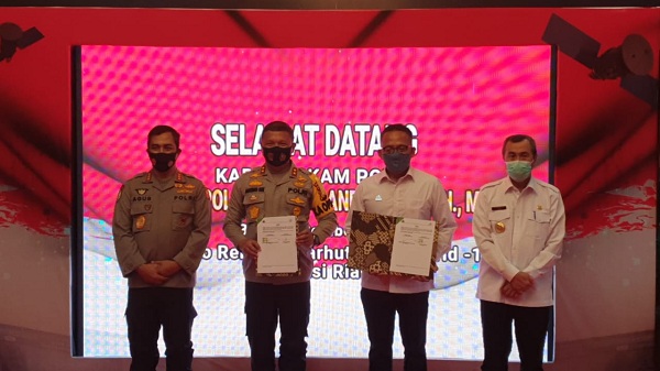 Disaksikan Kabaharkam, PTPN V Jalin Kesepakatan Dengan Polda Riau 