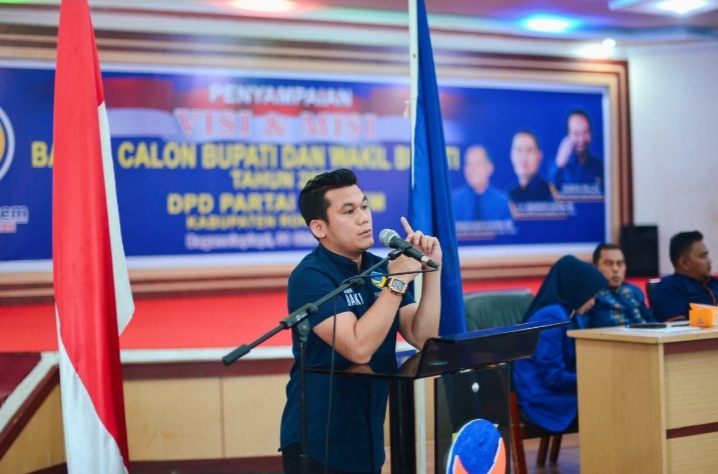 Muhammad Maliki Sampaikan Visi Misi Sebagai Bacabup