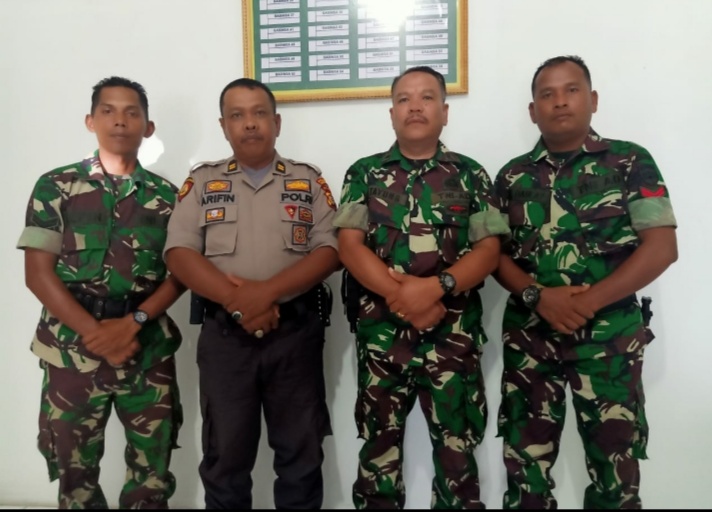Koramil 01 Bangko ucapkan dirgahayu Bhayangkara ke-73