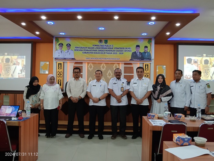 Pemkab Rohil Kembali Menggelar Konsultasi Publik ll Penyusunan KLHS dan RPJMD Tahun 2025 - 2029