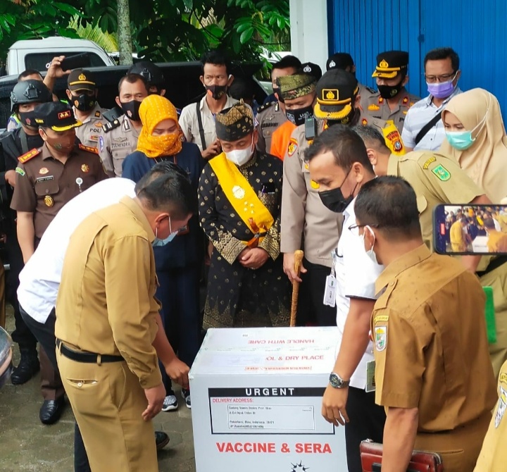 Vaksin Sinovac Tiba Di Kabupaten Pelalawan