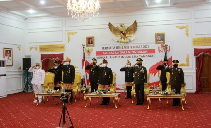 Upacara Peringatan Hari Lahir Pancasila, Gubernur Bengkulu Ajak Masyarakat Bumikan Pancasila