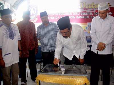 Gubernur Nurdin Resmikan Jembatan Muhammad Sani