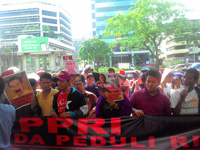 Datangi KPK, PPRI Desak Tetapkan Status Mantan Ketua DPRD Riau