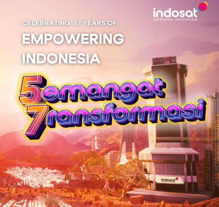 Diusia 57 Tahun, Indosat Ooredoo Hutchison Tegaskan Komitmen Bertransformasi Menuju AI TechCo