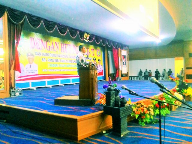 HUT PGRI Ke 72, Suparman : Kesejahteraan Guru Jadi Perhatian Semua Pihak