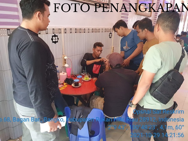 Polres Rohil Amankan Agen Cips Higgs Domino di Bagansiapiapi 