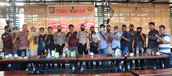 Kapolsek Bangko Ajak Media Ikut Sukseskan Vaksinasi