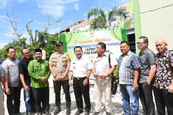 Pemkab Kampar Launcing Aplikasi SIPINTER , Urus Perizinan Tidak Harus Mendatangi Kantor 