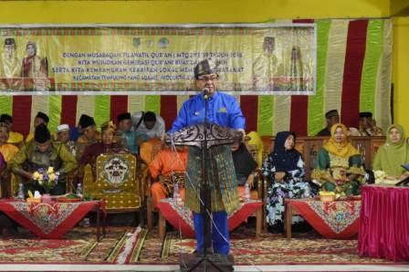 Bupati Inhil Harapkan MTQ Kecamatan Tempuling Hasilkan Qori dan Qori'ah Unggul 