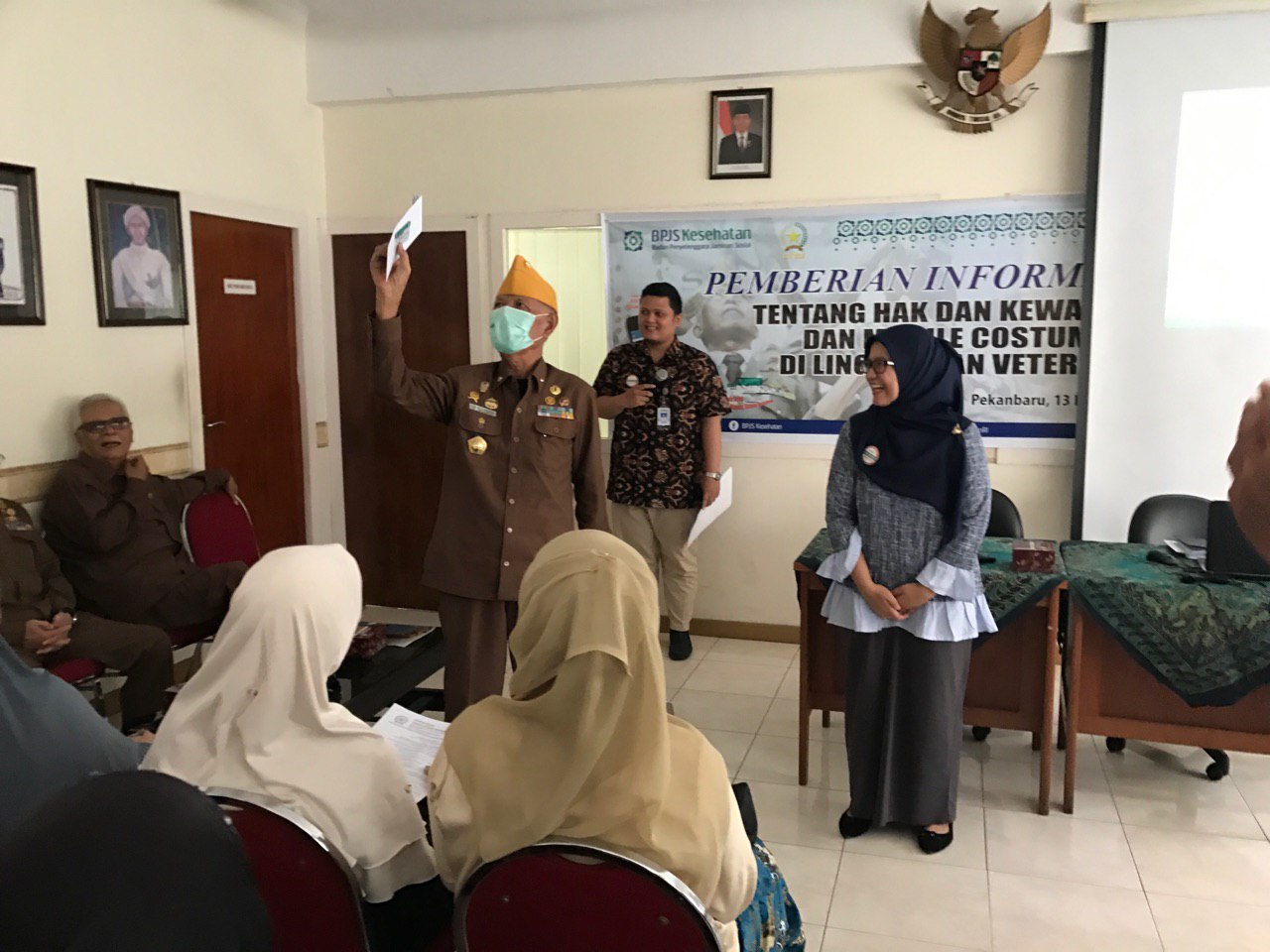 BPJS Kesehatan Sosialisasikan Mobile JKN ke Veteran Riau