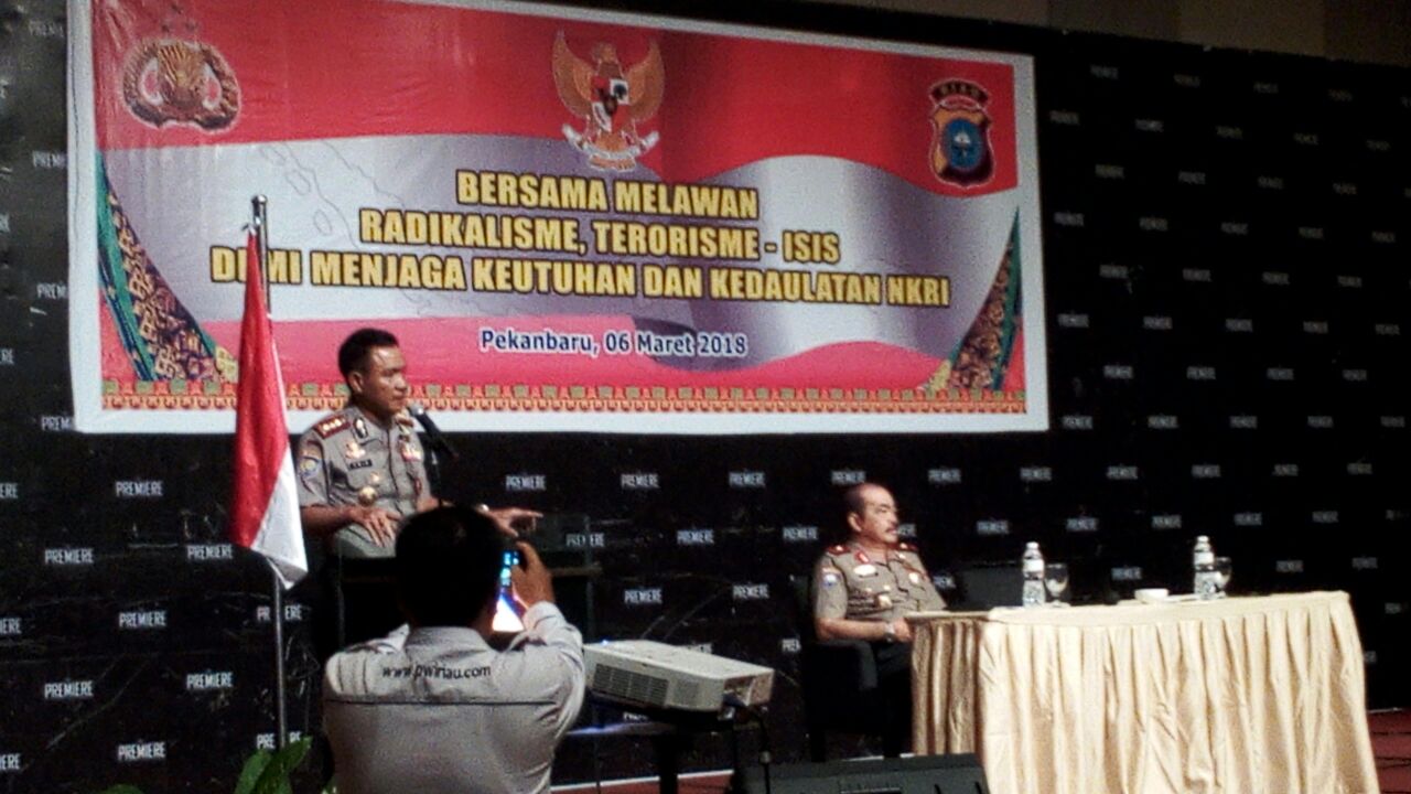 Cegah Radikalisme, Terorisme Isis Polda Riau Adakan Diskusi Panel