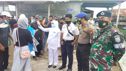 Penjagaan di Pelabuhan Rohil Terus di Tingkatkan Untuk Antisipasi Covid-19