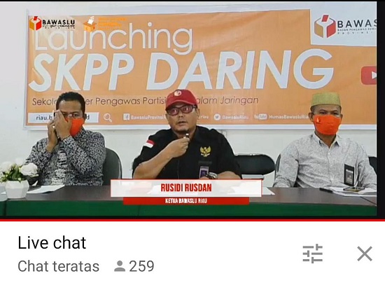 Resmi Dilounching, Sekolah Kader Pengawas Partisipatif Riau Akan Belajar 2 Bulan 