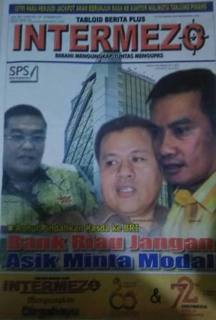 Bank Riau Jangan Asik Minta Modal
