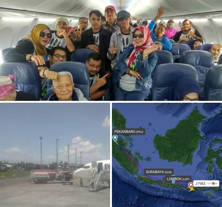 Sterilisasi Juanda, Rombongan PWI Riau Dialihkan ke Lombok