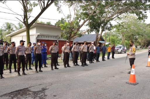 Polres Meranti Siagakan Anggota Amankan Malam Takbiran dan Salat Idul Fitri di Selatpanjang