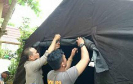 Jelang Sidang Pleno, Polres Pelalawan Perketat Penjagaan Kantor KPU 