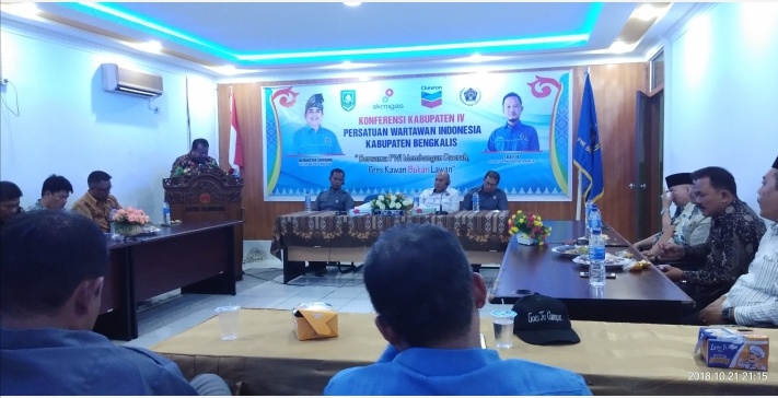 Bupati Bengkalis : Pers Mitra Dan Kontrol Sosial Pemerintah