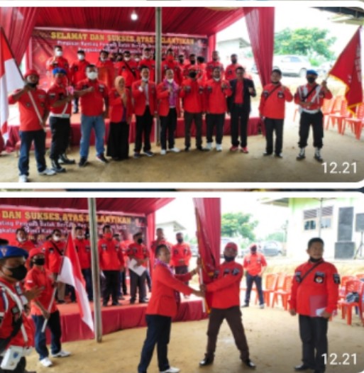 Ketua PAC PBB Ferdinand Manurung Lantik Pengurus Ranting Desa Mekar Jaya