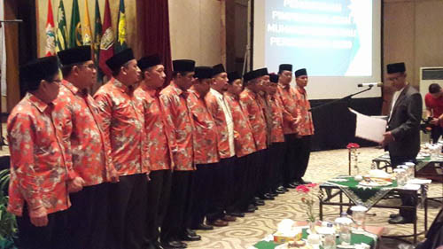 Wan Abubakar Pimpin Muhammadiyah Riau, Dikukuhkan PP Muhammadiyah Haedar Nashir 