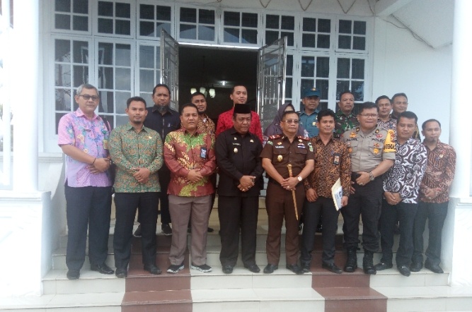 Petakan Konflik Kerawanan Pemilu, Bawaslu Riau Lakukan Pertemuan Dengan Forkopimda Rohil