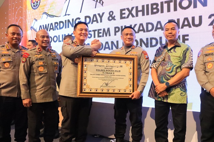 Polres Rohil Terbaik ke-5 di Riau Dalam Coolyng Sistem Pilkada 2024 dan Huara 1 Lomba Jurnalistik Meme 