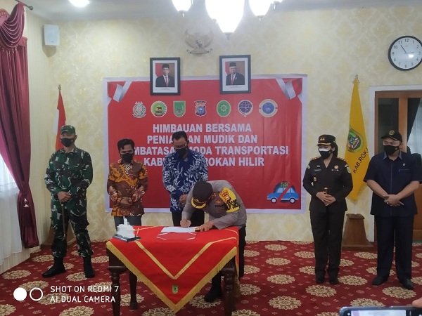 Pemkab Rohil Deklarasikan Peniadaan Mudik Lebaran 2021
