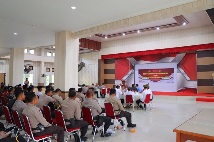 HUT Bhayangkara Ke-77, Kapolres Rokan Hilir Silaturahmi Dengan Tokoh Lintas Agama